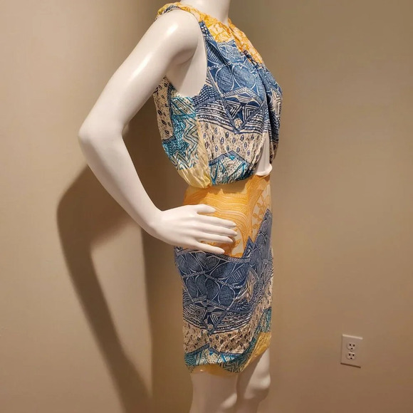 Mara Hoffman Printed Keyhole Dress Desert Ivory XS - Picture 4 of 5
